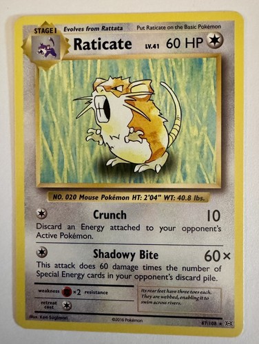 Raticate 108 xy - xy,
